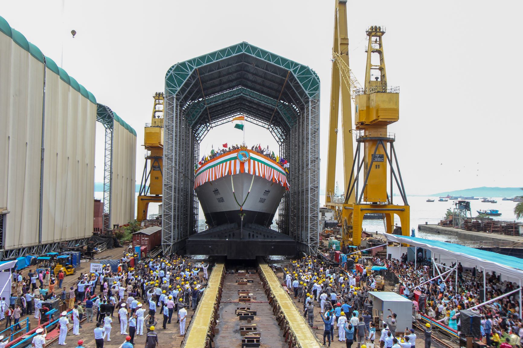 Launching Ceremony of Taragiri (Y-12653) Third Advanced Stealth Frigate of P17A-11th Sep 2022123